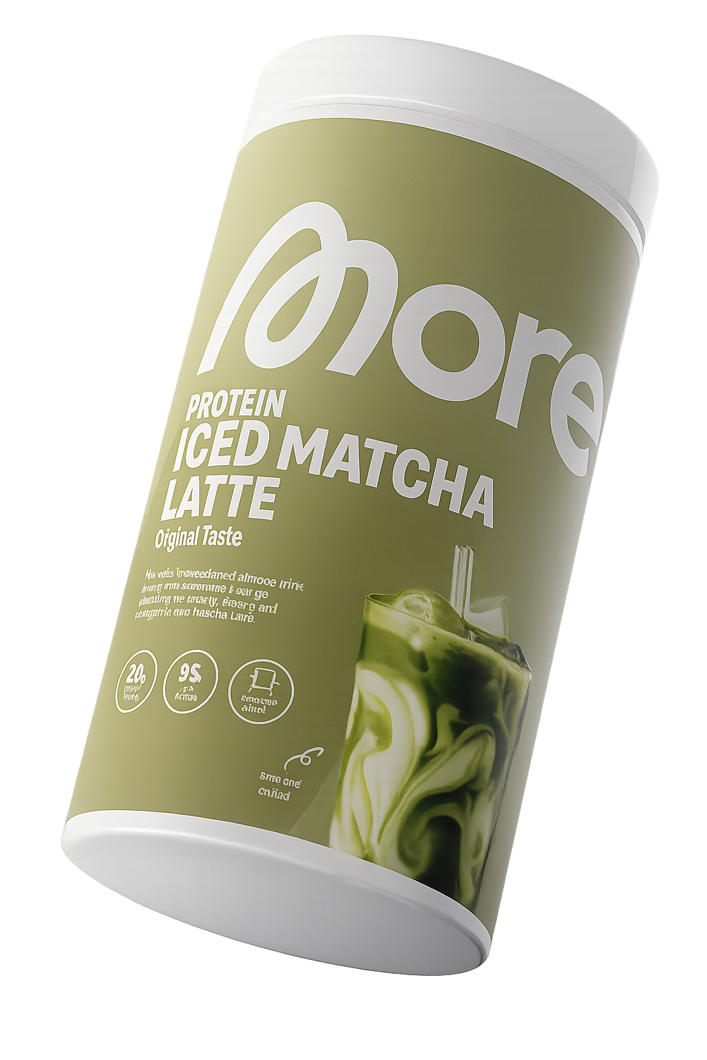 More Protein Iced Matcha Latte