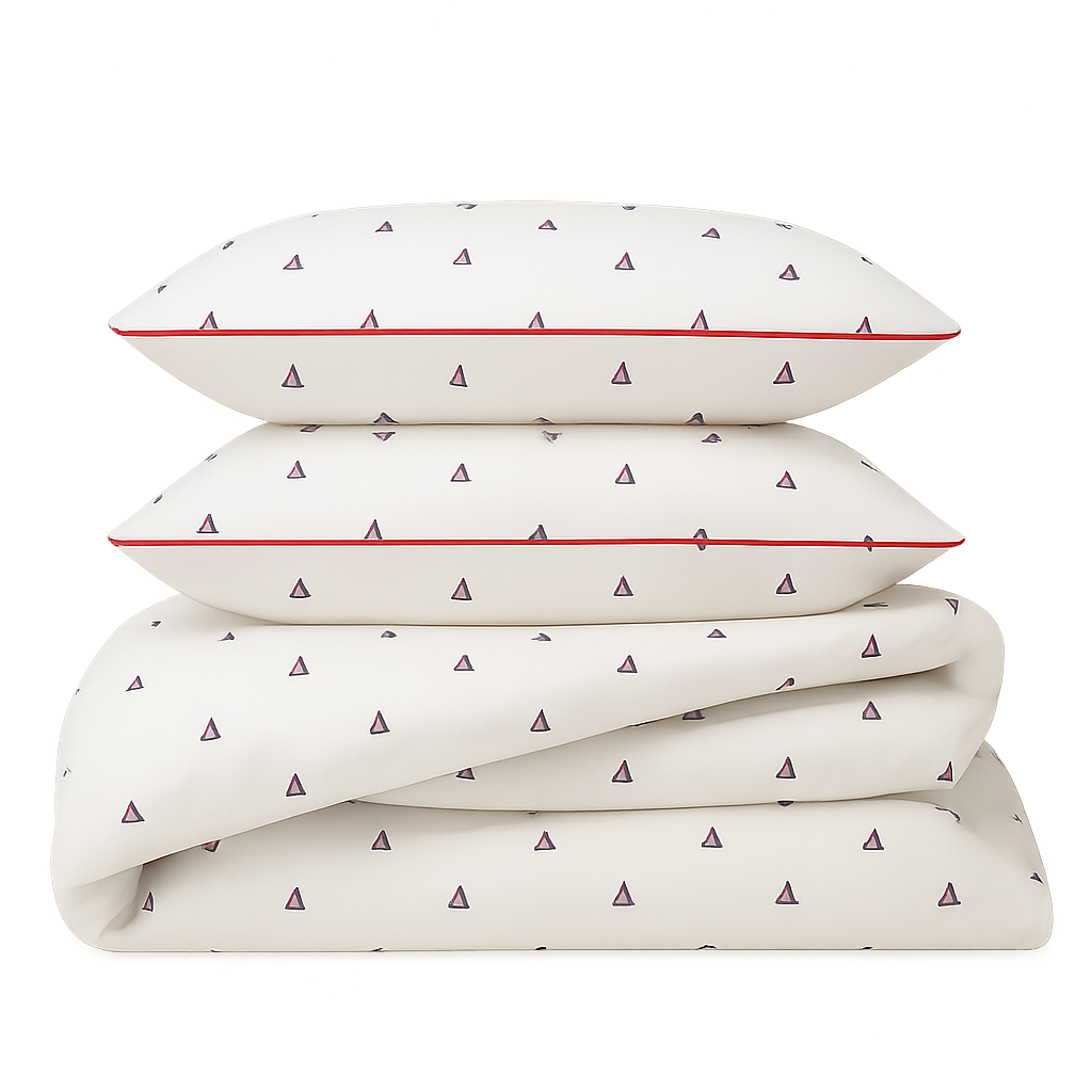 Stacked pillows