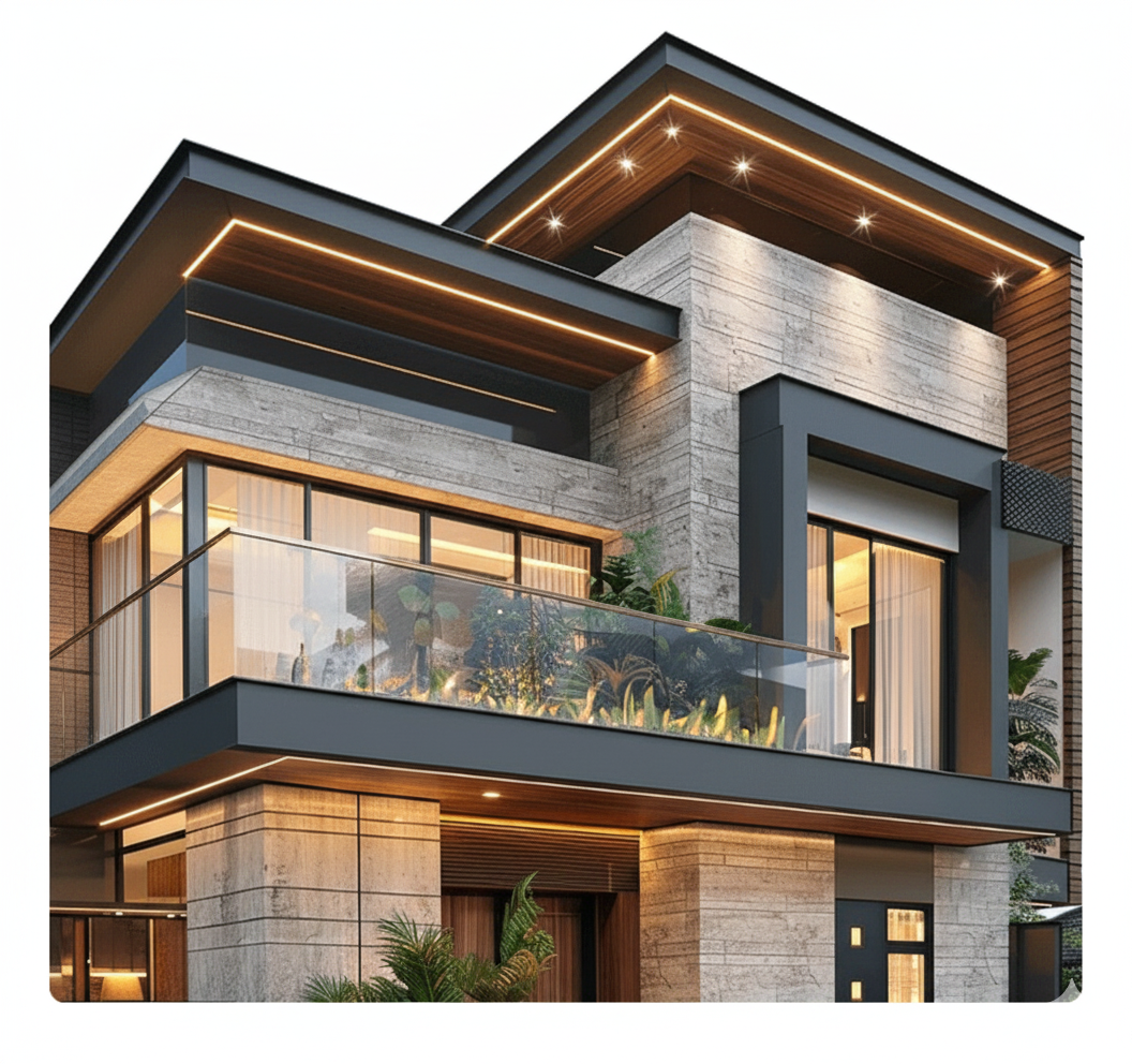 Modern House Left