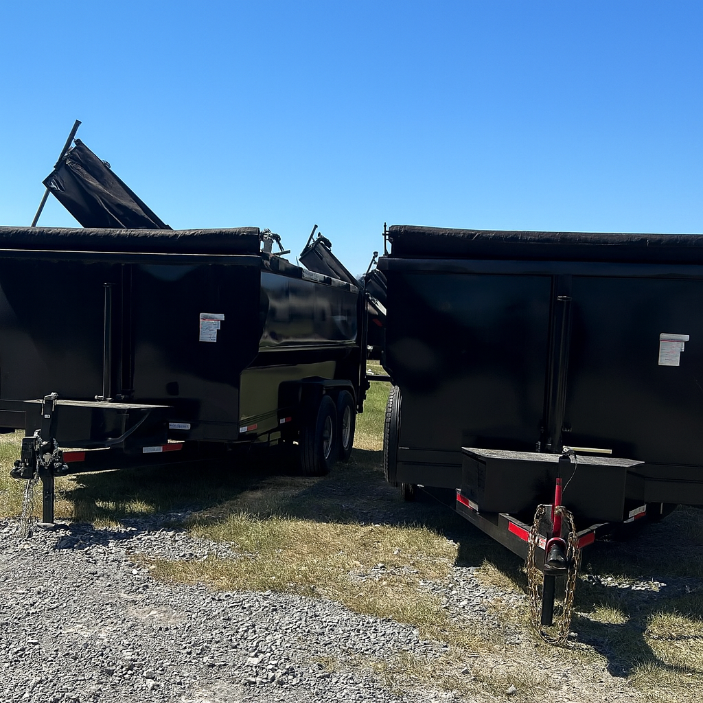 Two trailers on lot